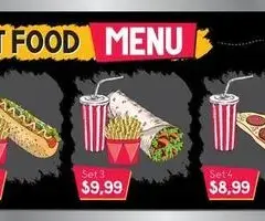 Najlepsze szablony menu retro diner, które przyciągną gości