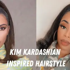 Kim Kardashian vintage hair - jak uzyskać styl lat 90.