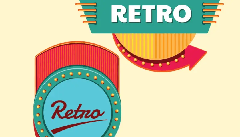 Najlepsze szablony retro znaków do kreatywnych projektów graficznych