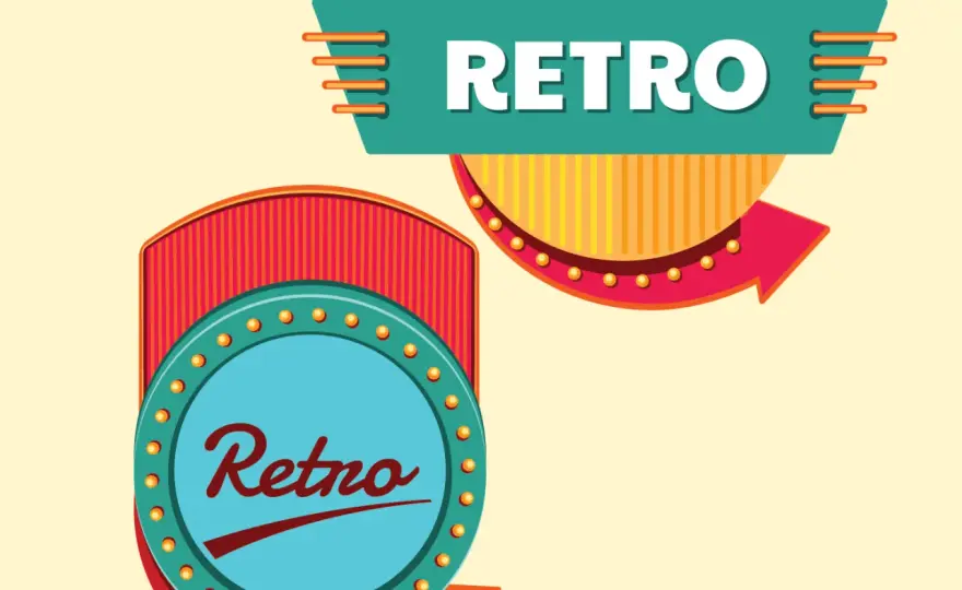 Najlepsze szablony retro znaków do kreatywnych projektów graficznych